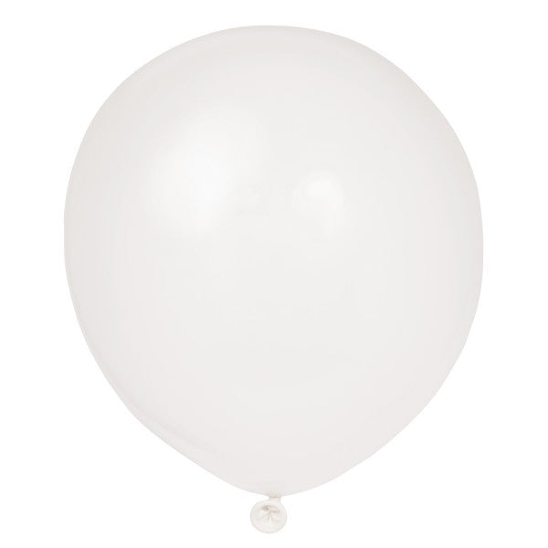 12" Latex Balloons, 72Ct - Snow White