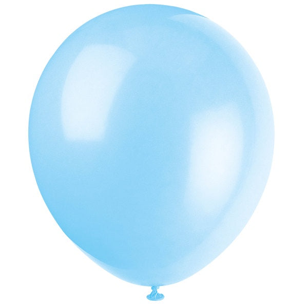 12" Latex Balloons, 72Ct - Baby Blue