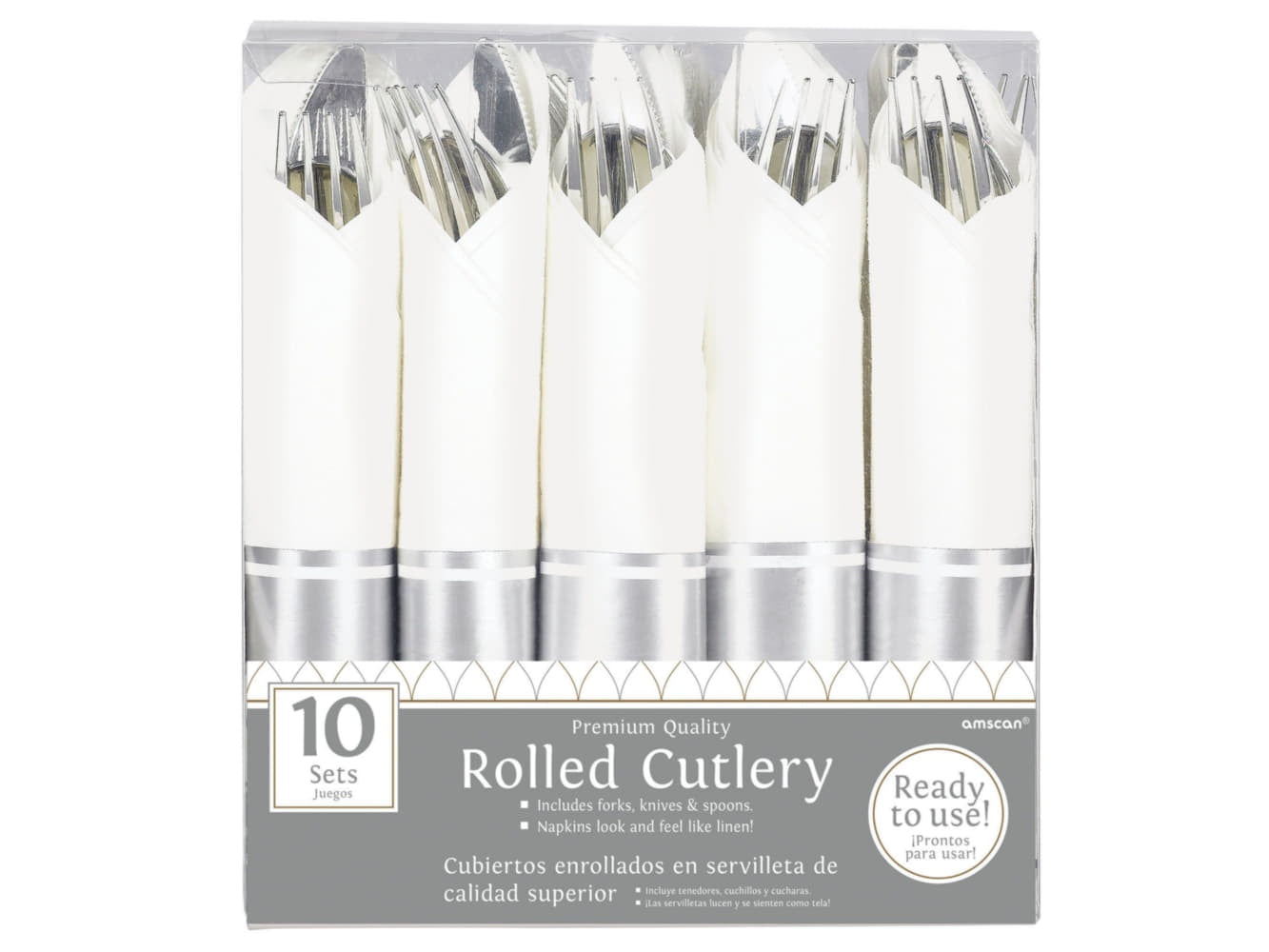 Premium Quality Rolled Cutlery-Silver