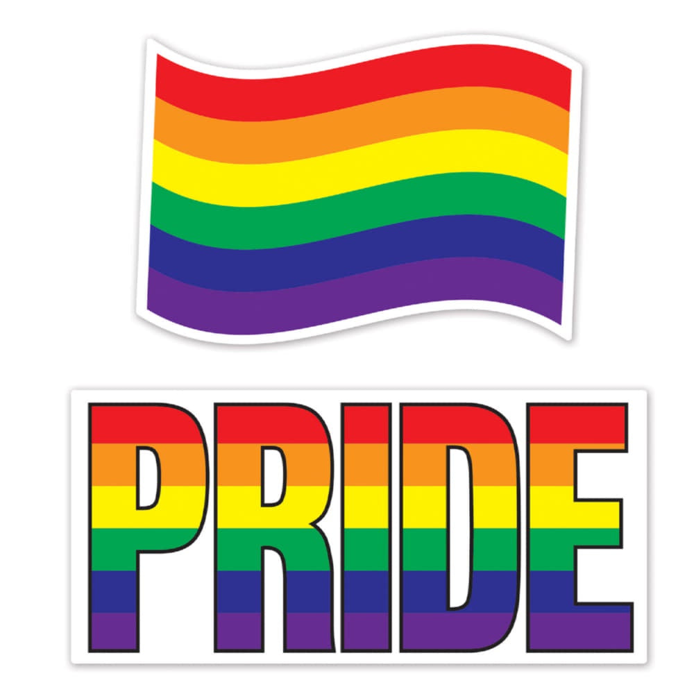 Rainbow Pride Cutouts - 2Pcs