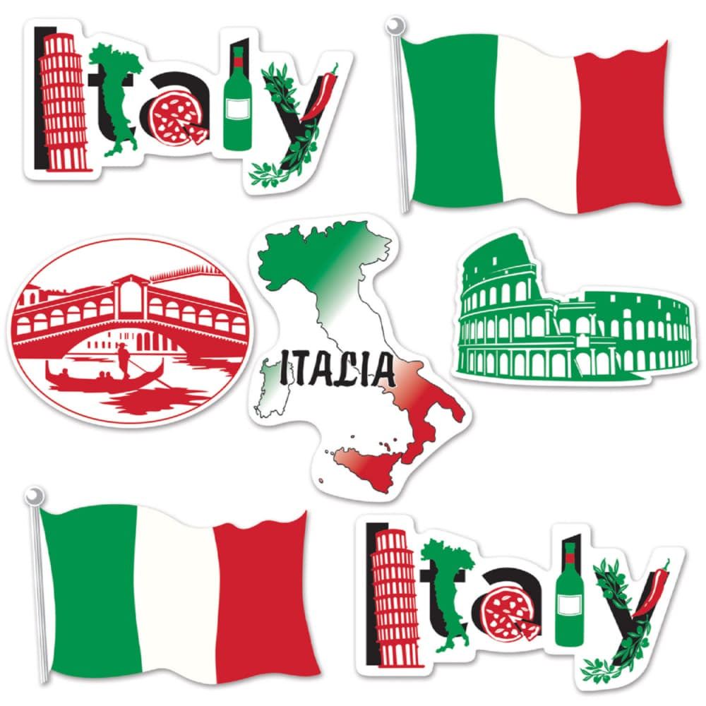 Italian Cutouts - 7Pcs