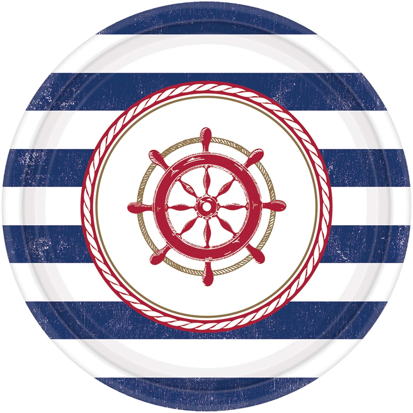 Anchors Aweigh 7In Round Plates