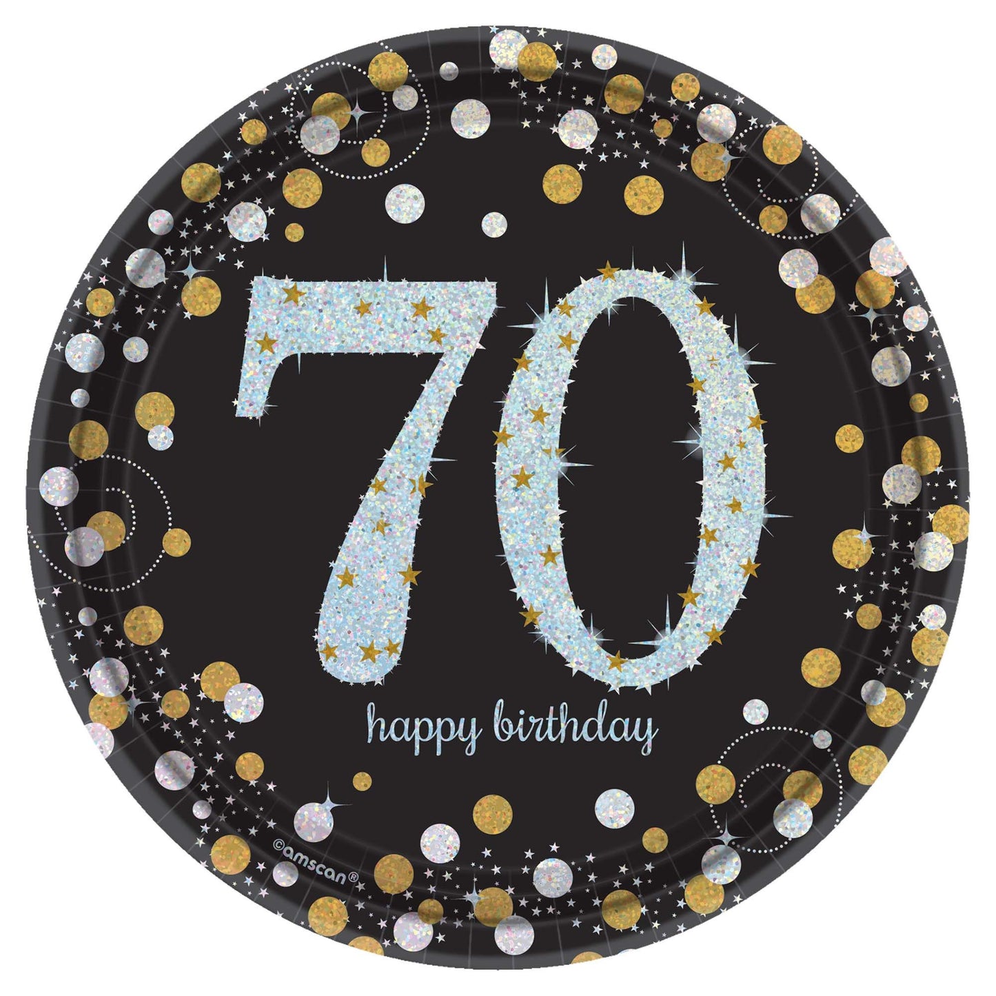 Sparkling Celebration 70 Round 7In Prismatic Plates