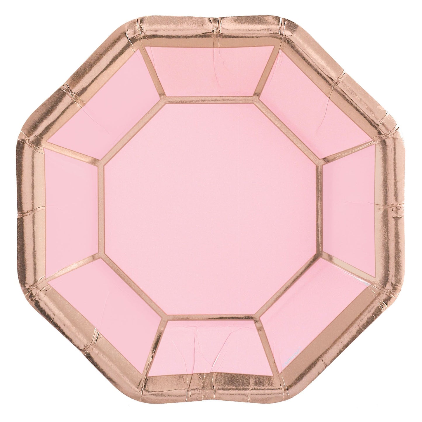Blush Wedding 7In Octogon Plates
