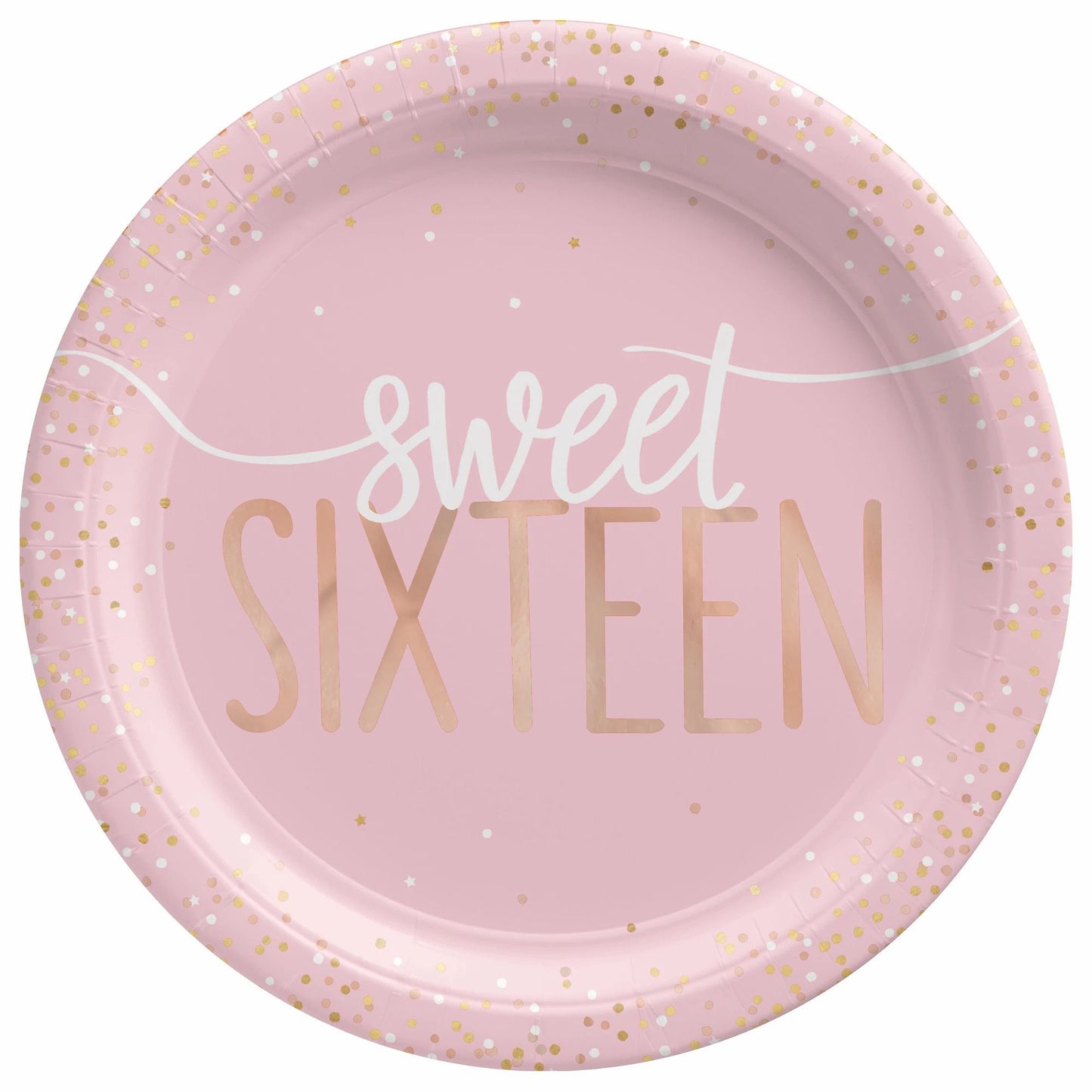 Blush Sweet 16 Dessert Plates