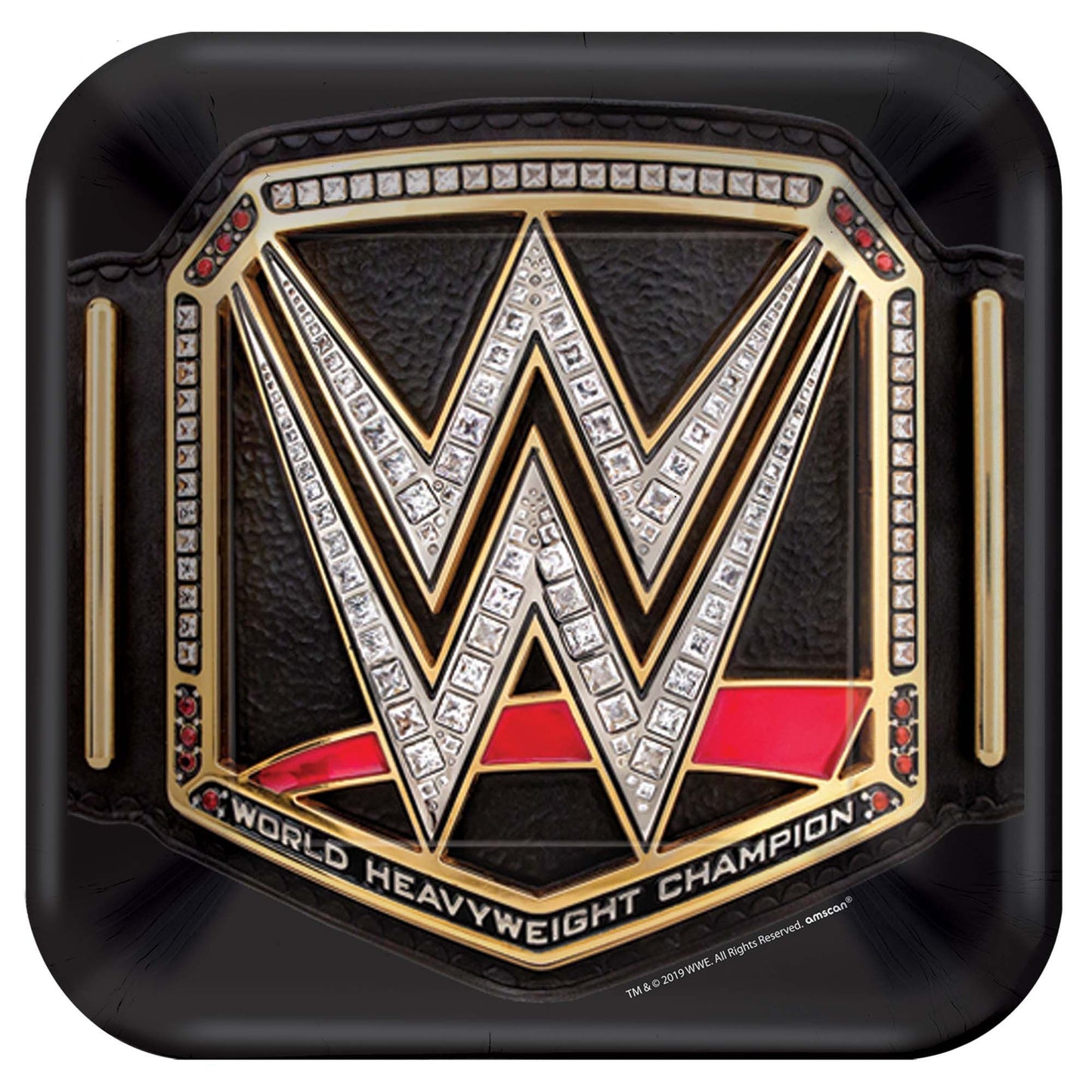 Wwe Smash 7In Plates