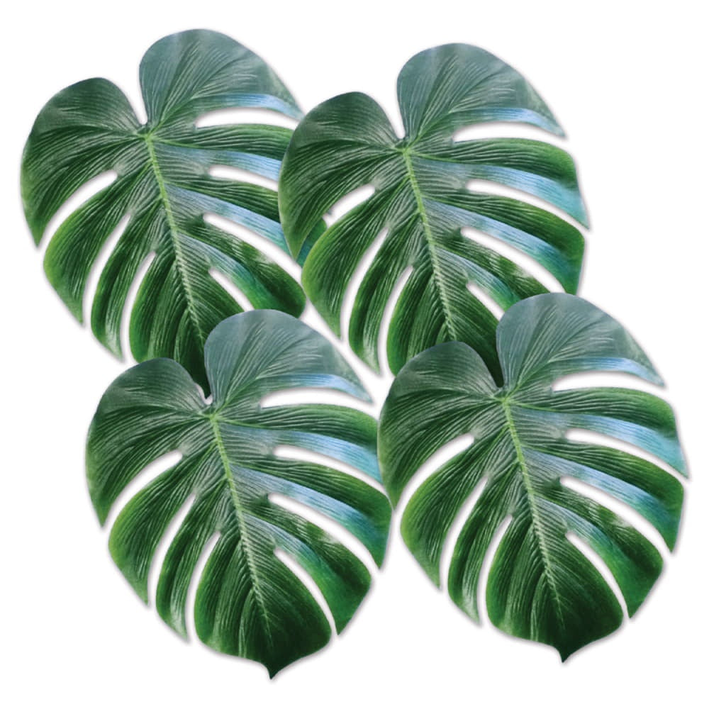 Fabric Tropical Palm Leaves-4PCS