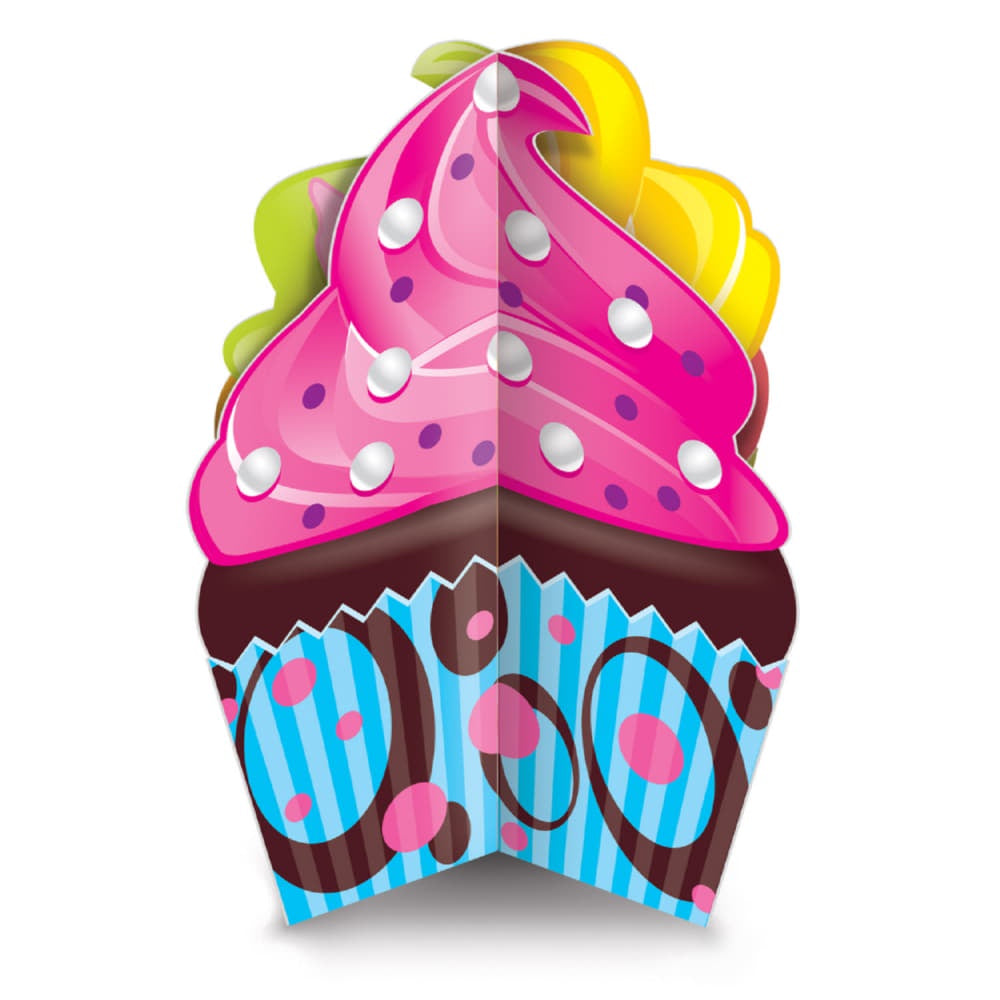 3 - D Cupcake Centerpiece/Disc