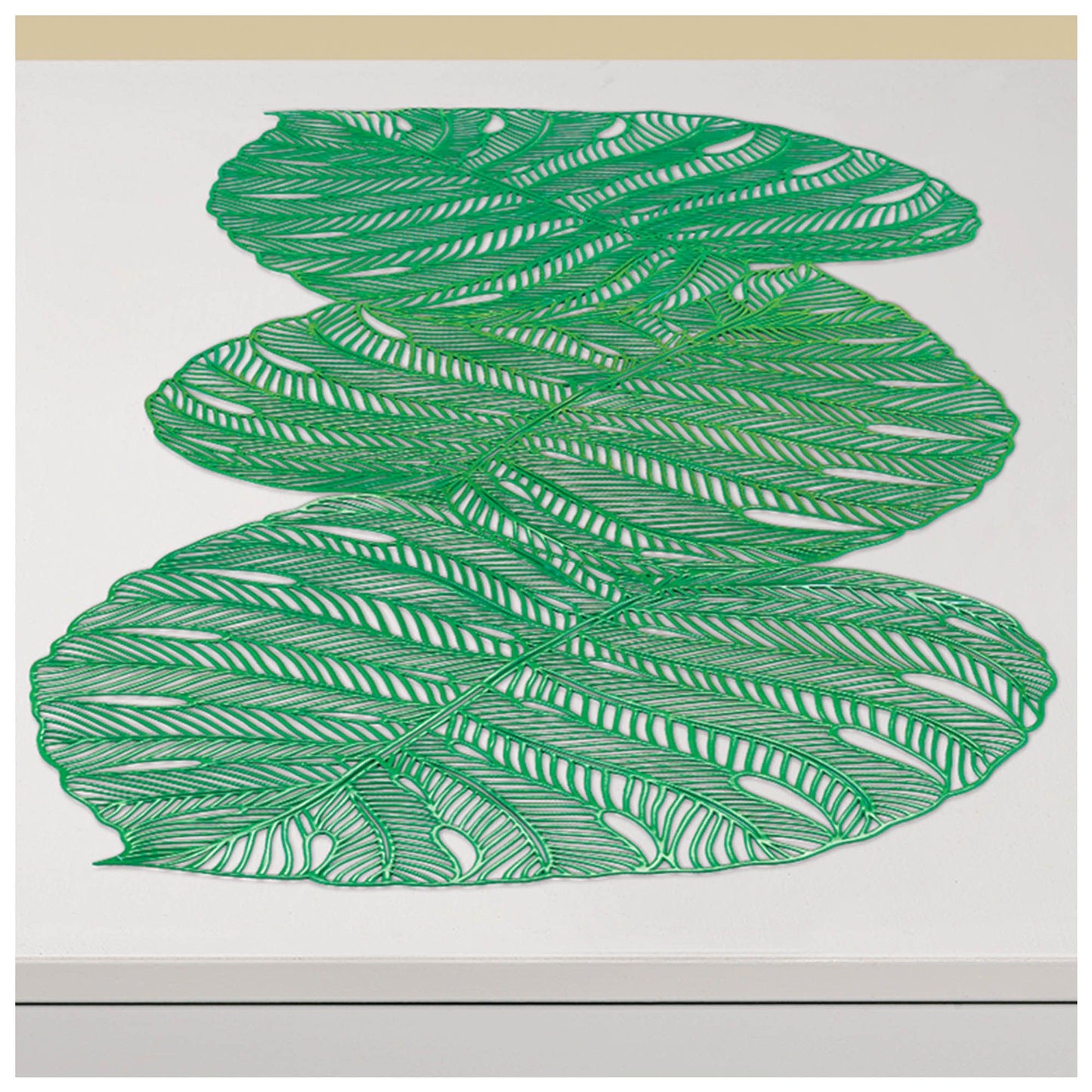 Vinyl Banana Leaf Runner