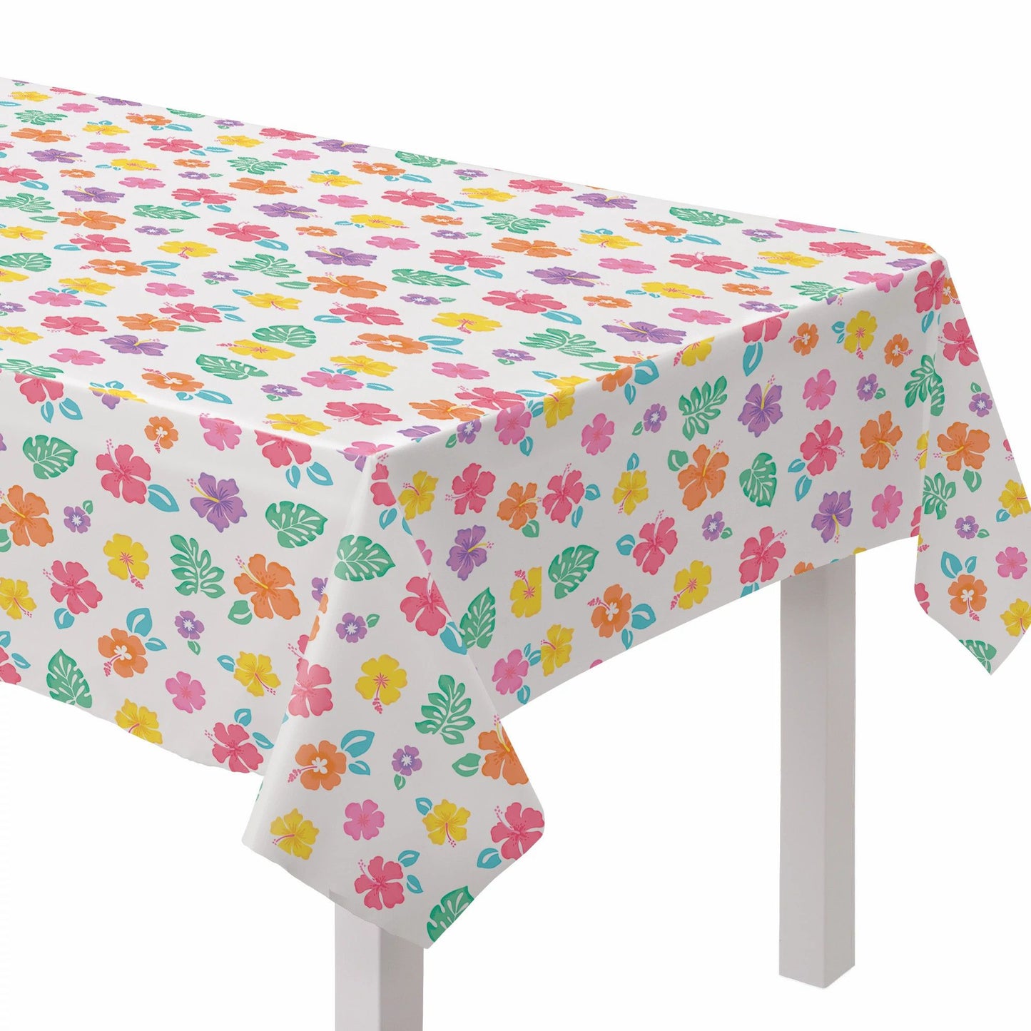 Summer Hibiscus Vinyl Tablecover