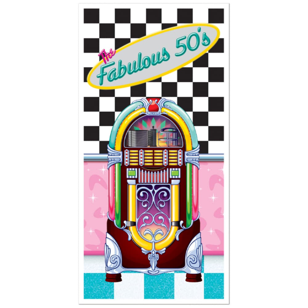 The Fabulous 50'S Door Cover-6FT