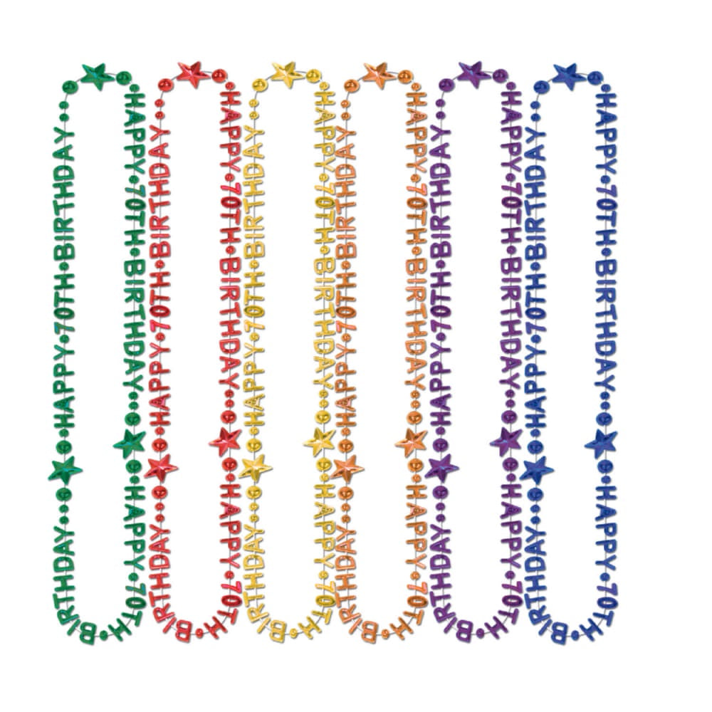 70Th Birthday Beads - Of - Expression/Disc