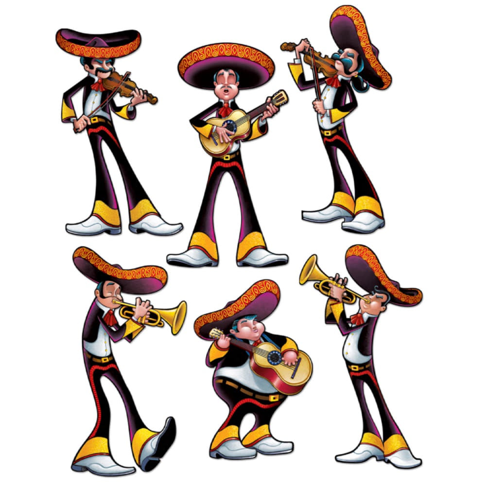 Fiesta Cutouts - 6Pcs