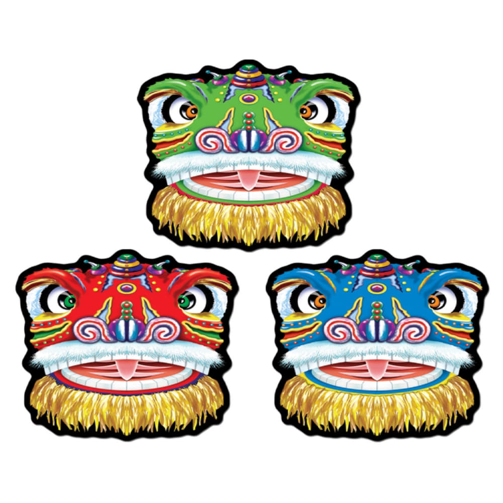 Dragon Cutouts - 3Pcs