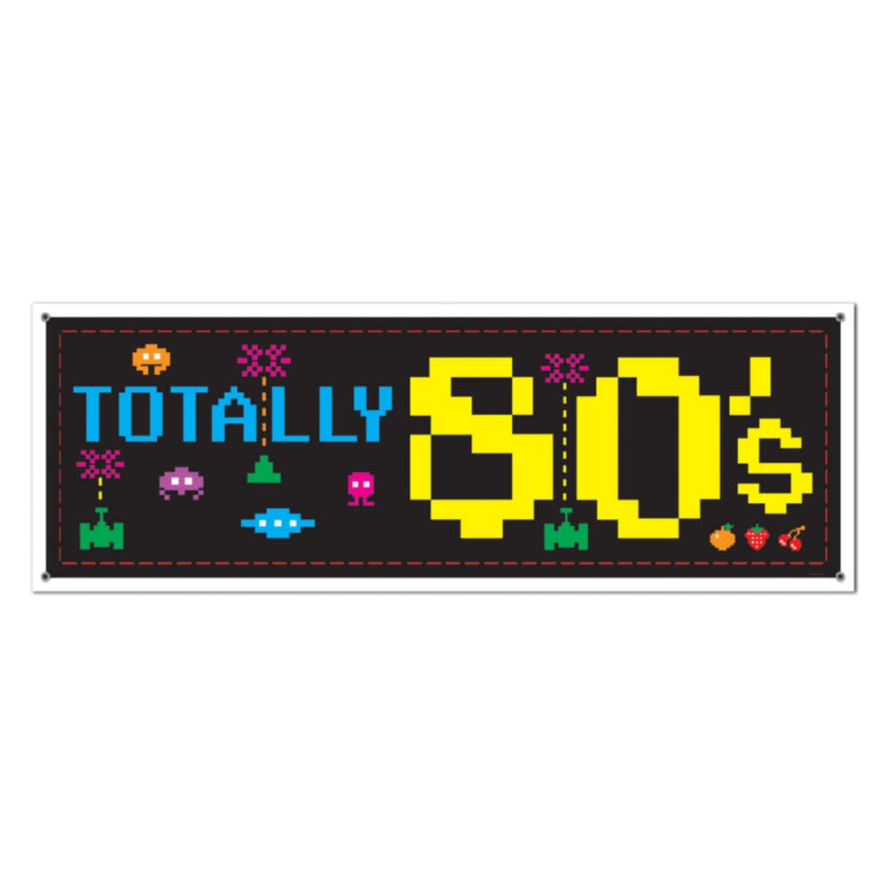 Totally 80'S Sign Banner
