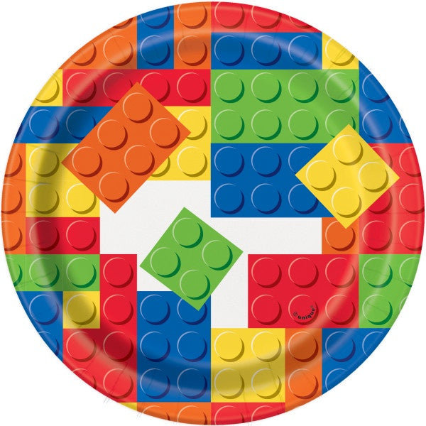 Building Blocks 7In Dessert Plates