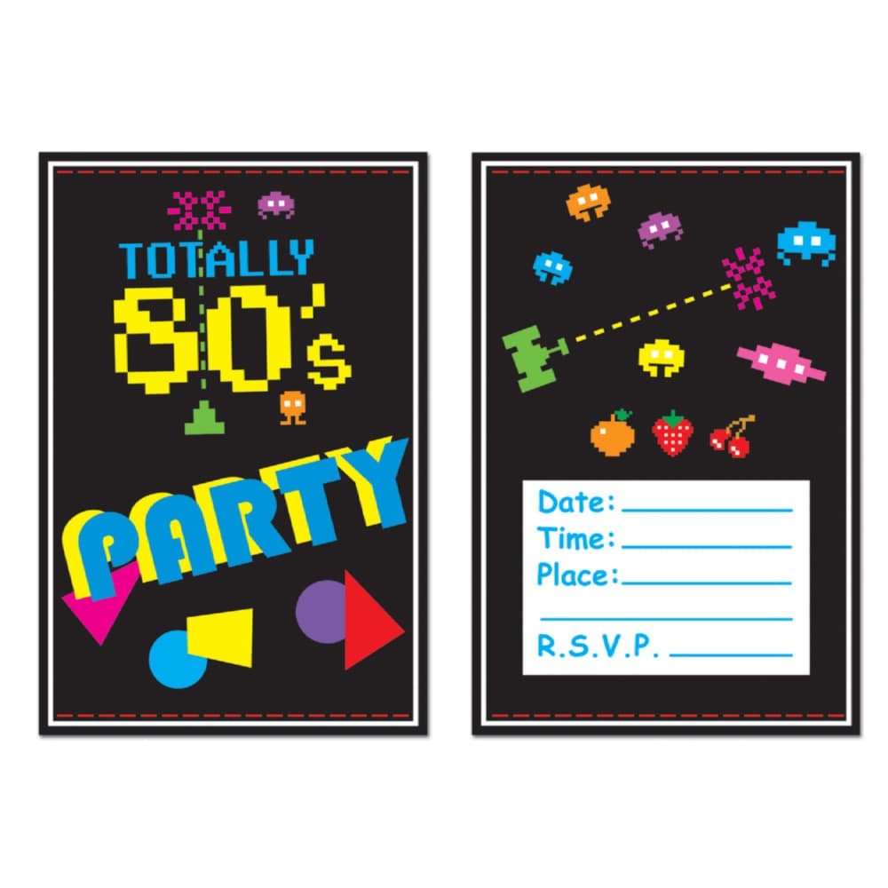 1980'S Invitations
