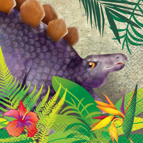 Dinosaur Beverage Napkins, 16Ct