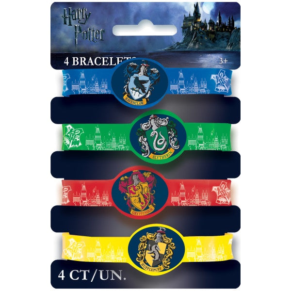 Harry Potter Stretchy Bracelets, 4Ct