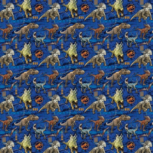 Jurassic World 2 Gift Wrap, 30" X 5 Ft