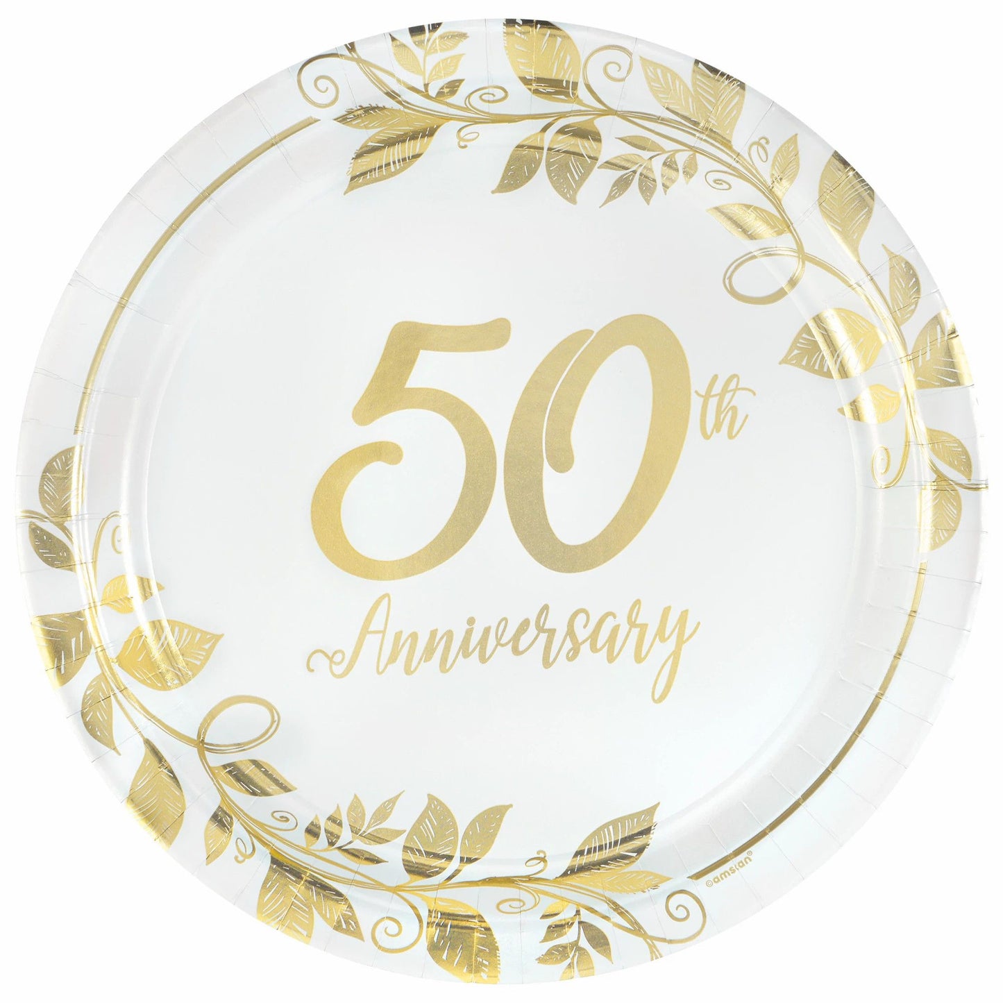 Happy 50Th Anniversary 10In Plates