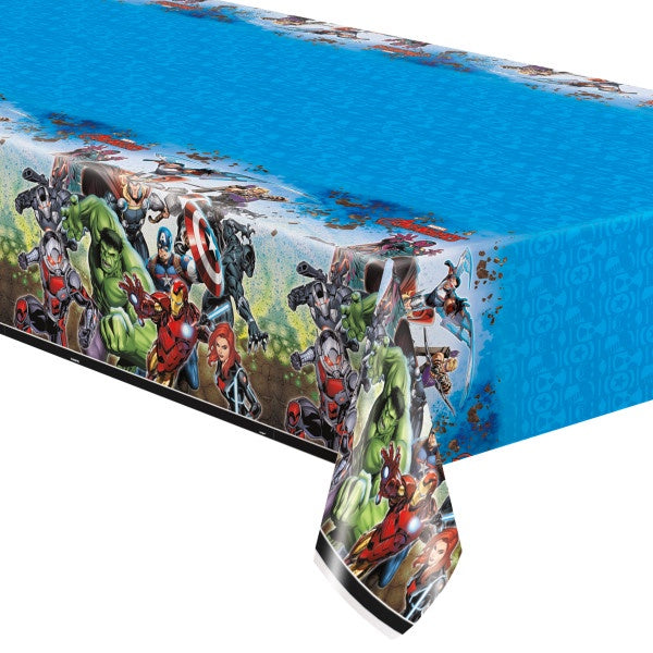 Avengers Rectangular Plastic Table Cover, 54"X84"
