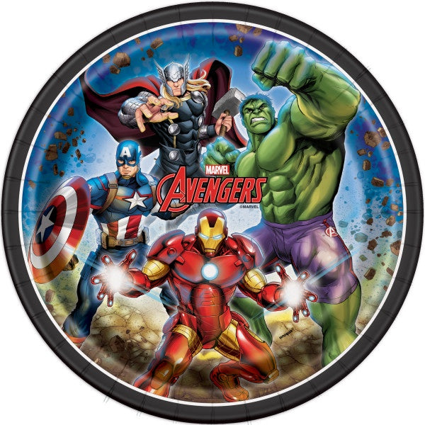 Avengers 9In Plates