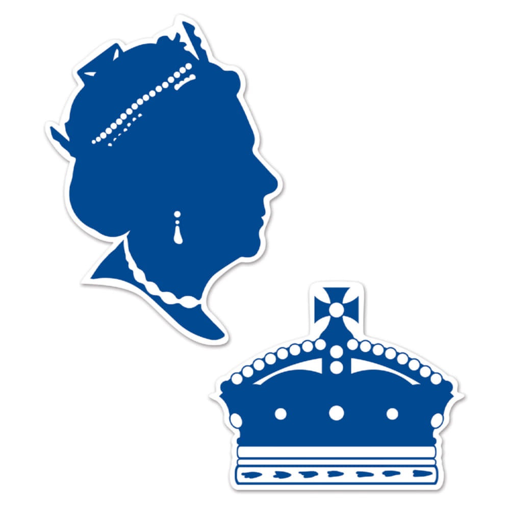 Queen Silhouettes 2Pcs