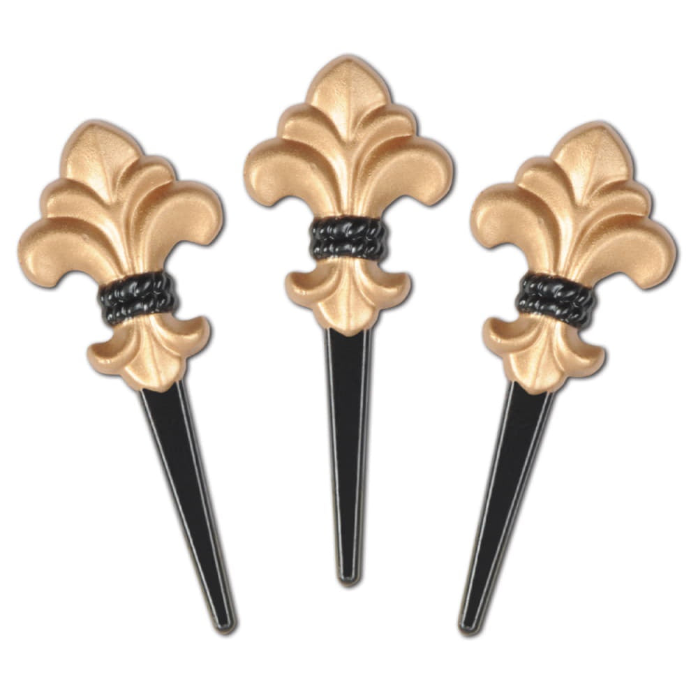 Fleur De Lis Picks - 8Pcs
