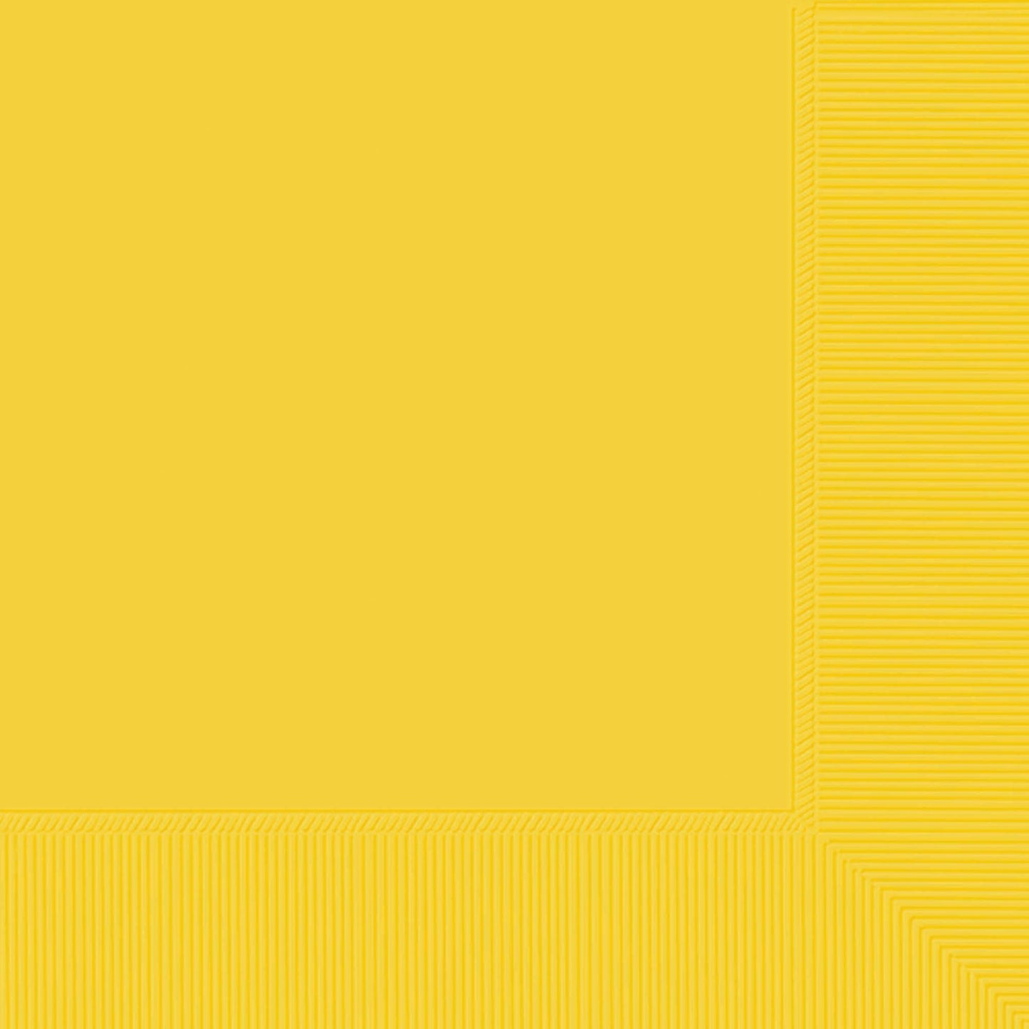 Beverage Napkins 2Ply - Yellow Sunshine