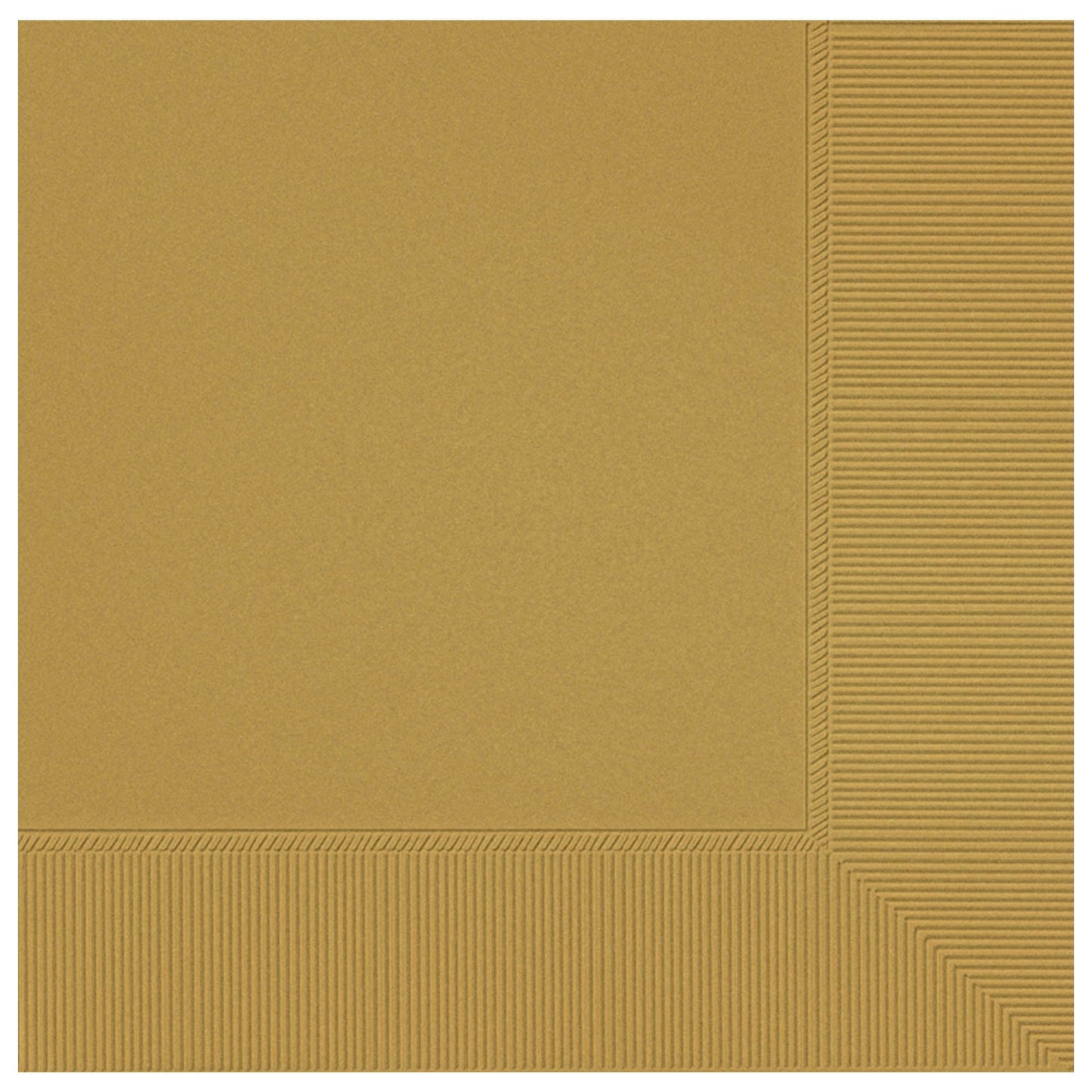 Lunch Napkins 2Ply - Gold