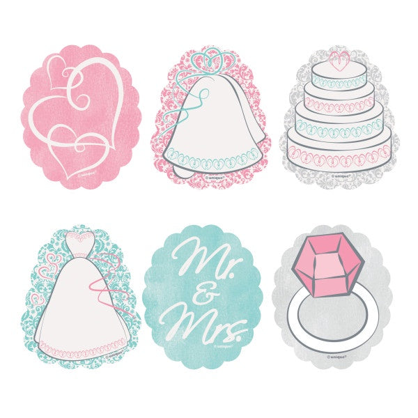 Wedding Party Embellishments, 24Ct