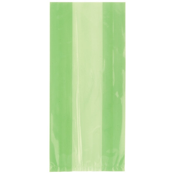 30 Lime Green Cello Gift Bags