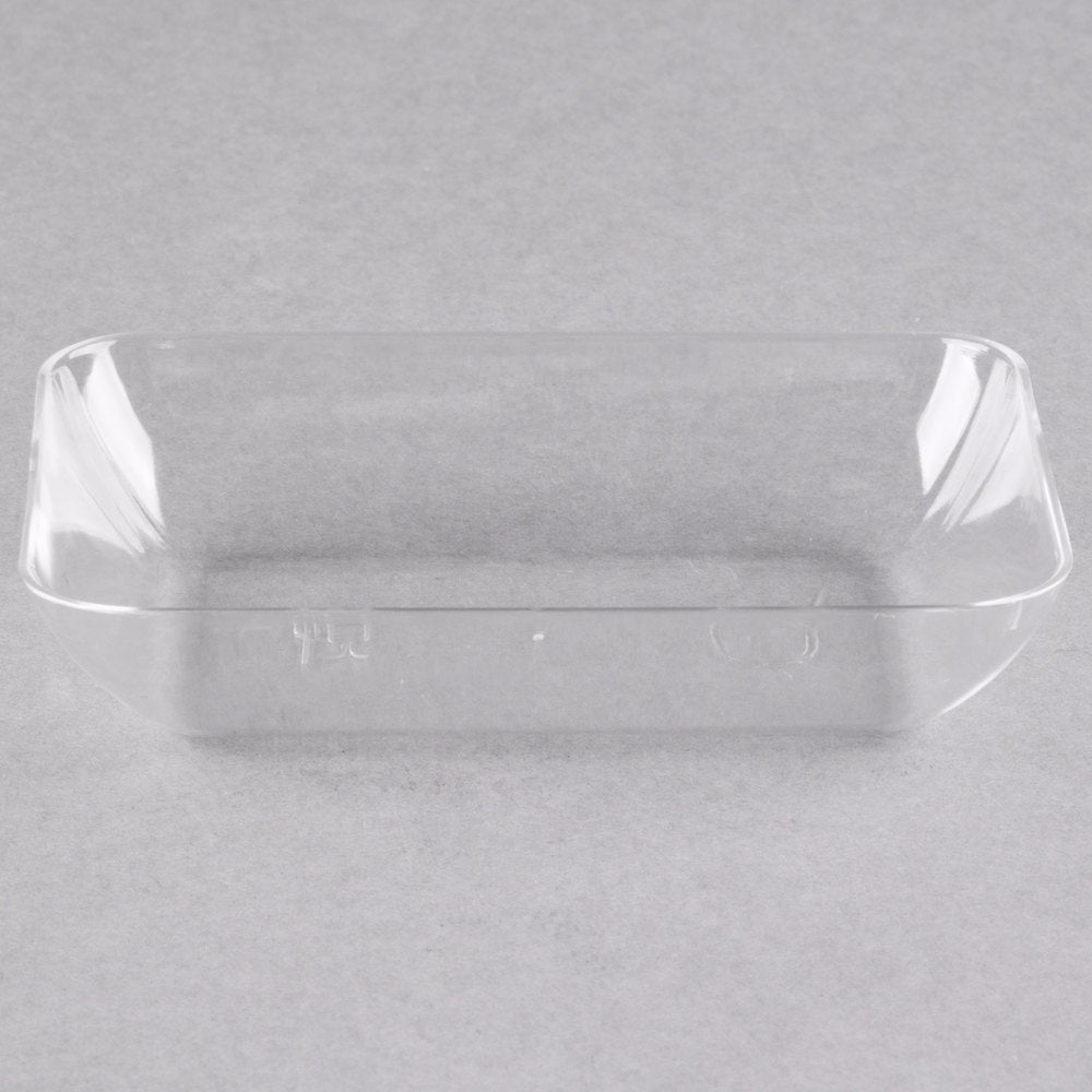 3" Tiny Rectangular Tray,Clear,10Pcs