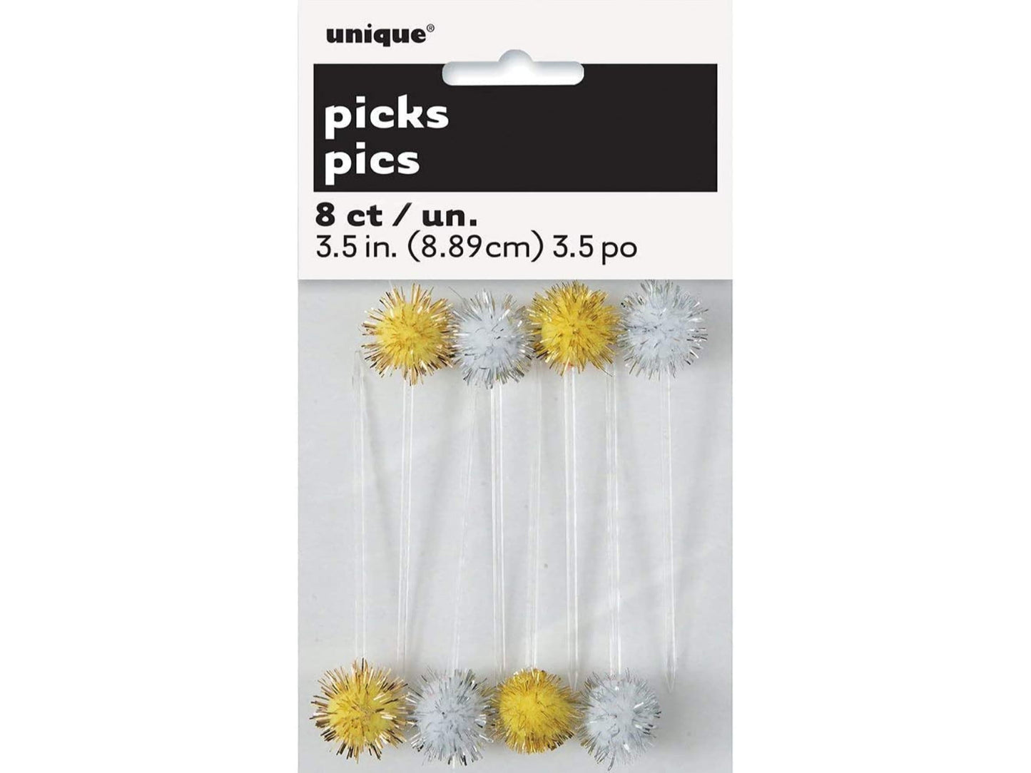 3.5In Pom Picks, 8Ct