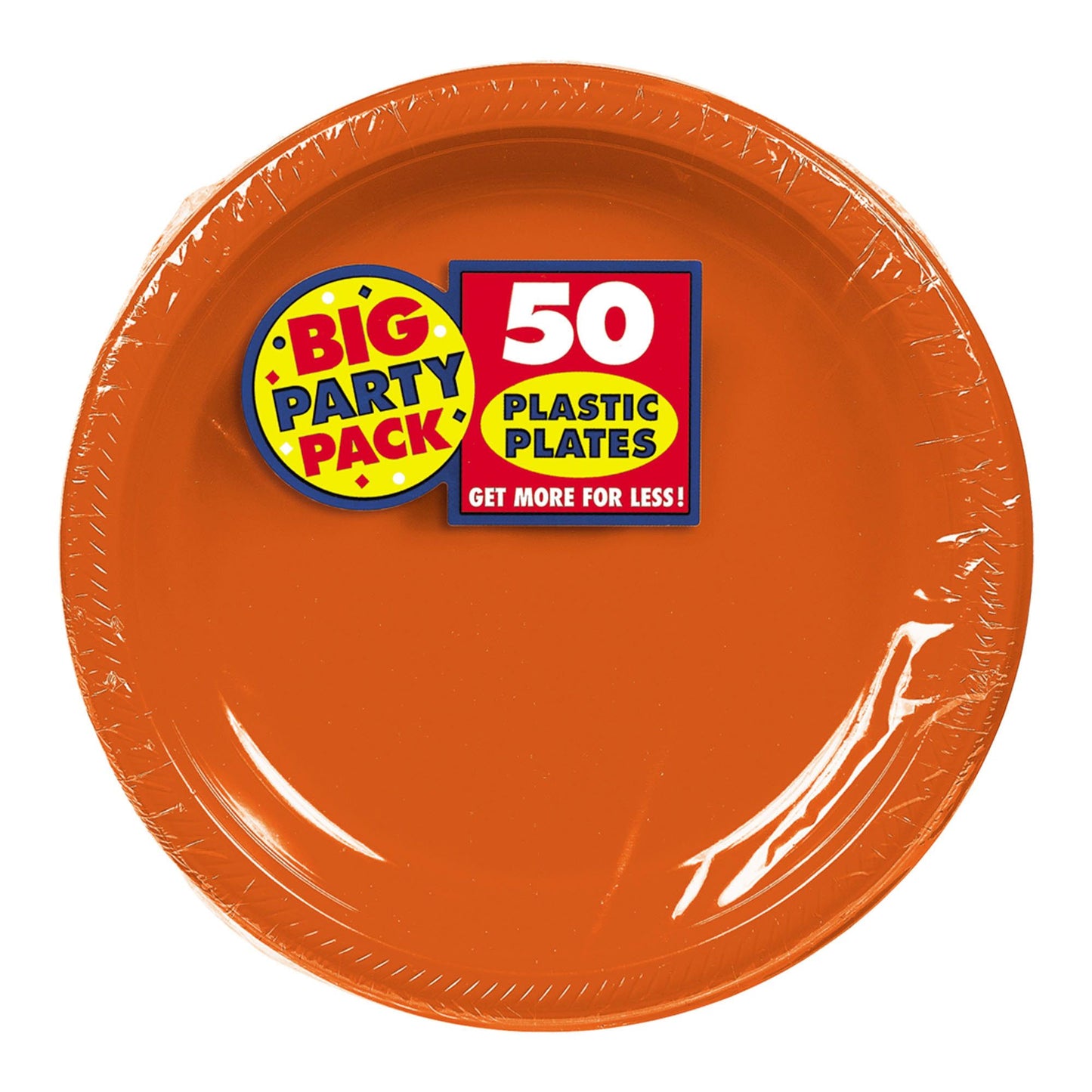 Plastic Plates 7-Inch BPP – Orange Pee