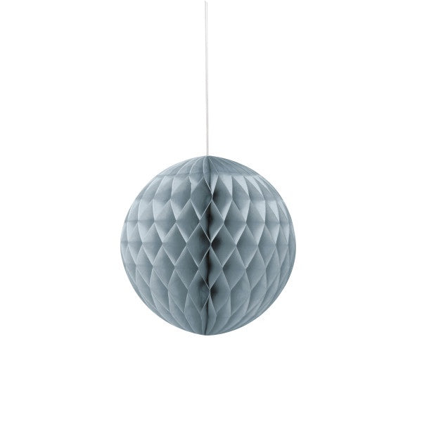 Honeycomb Ball 8In - Silver