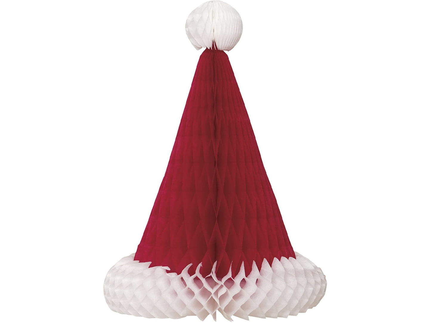 Santa Hat Honeycomb Decoration