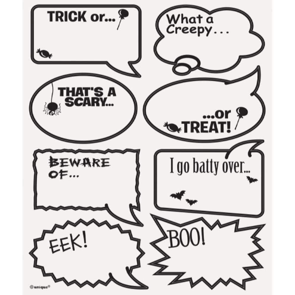 Halloween Conversation Drink Markers – 16 Count