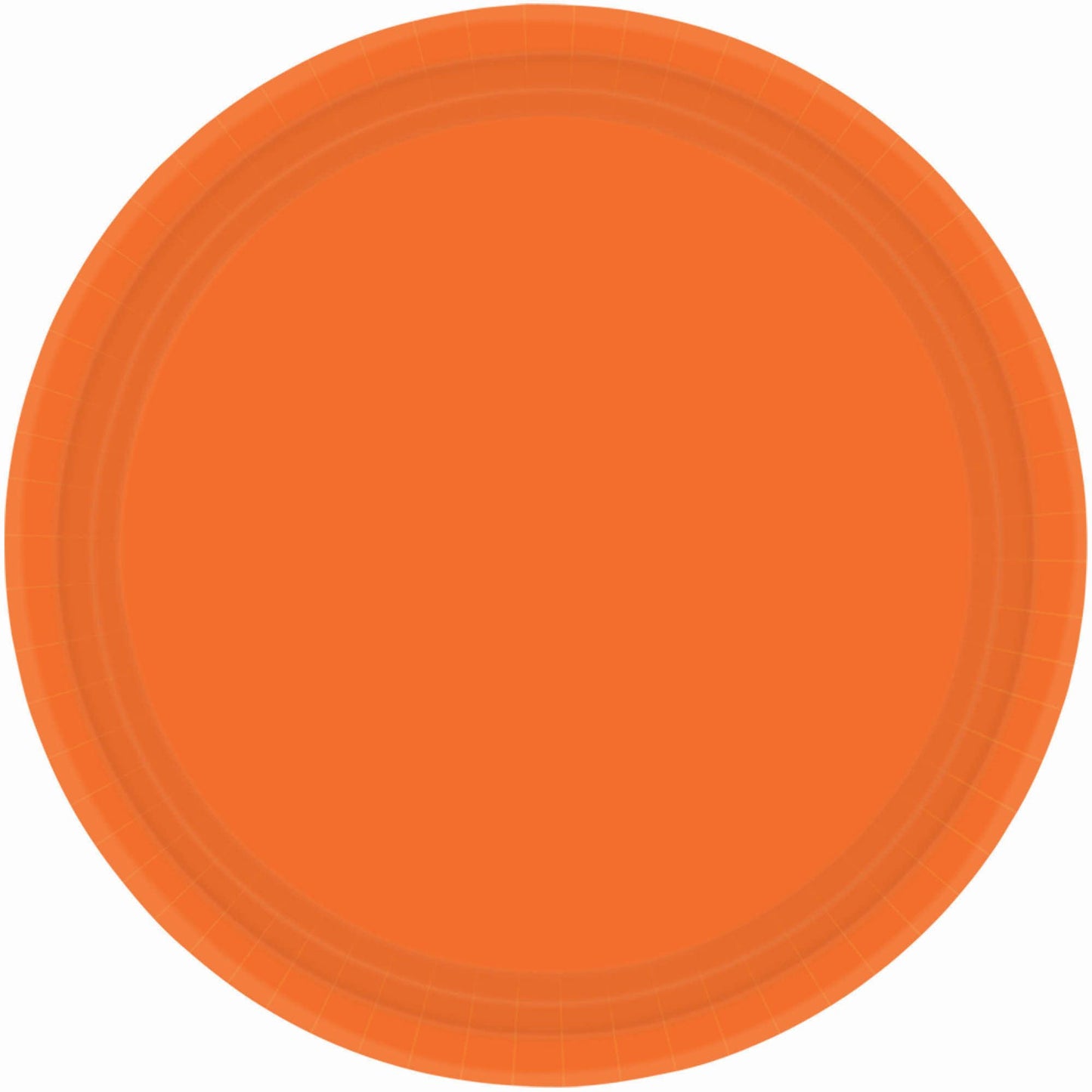 7In Paper Plates - Orange Peel