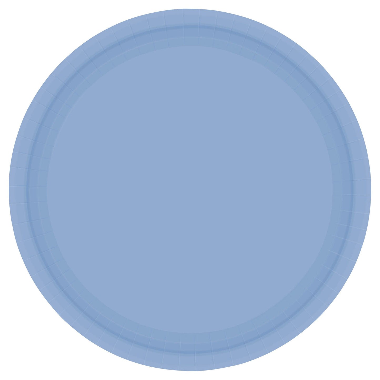 7In Paper Plates - Pastel Blue