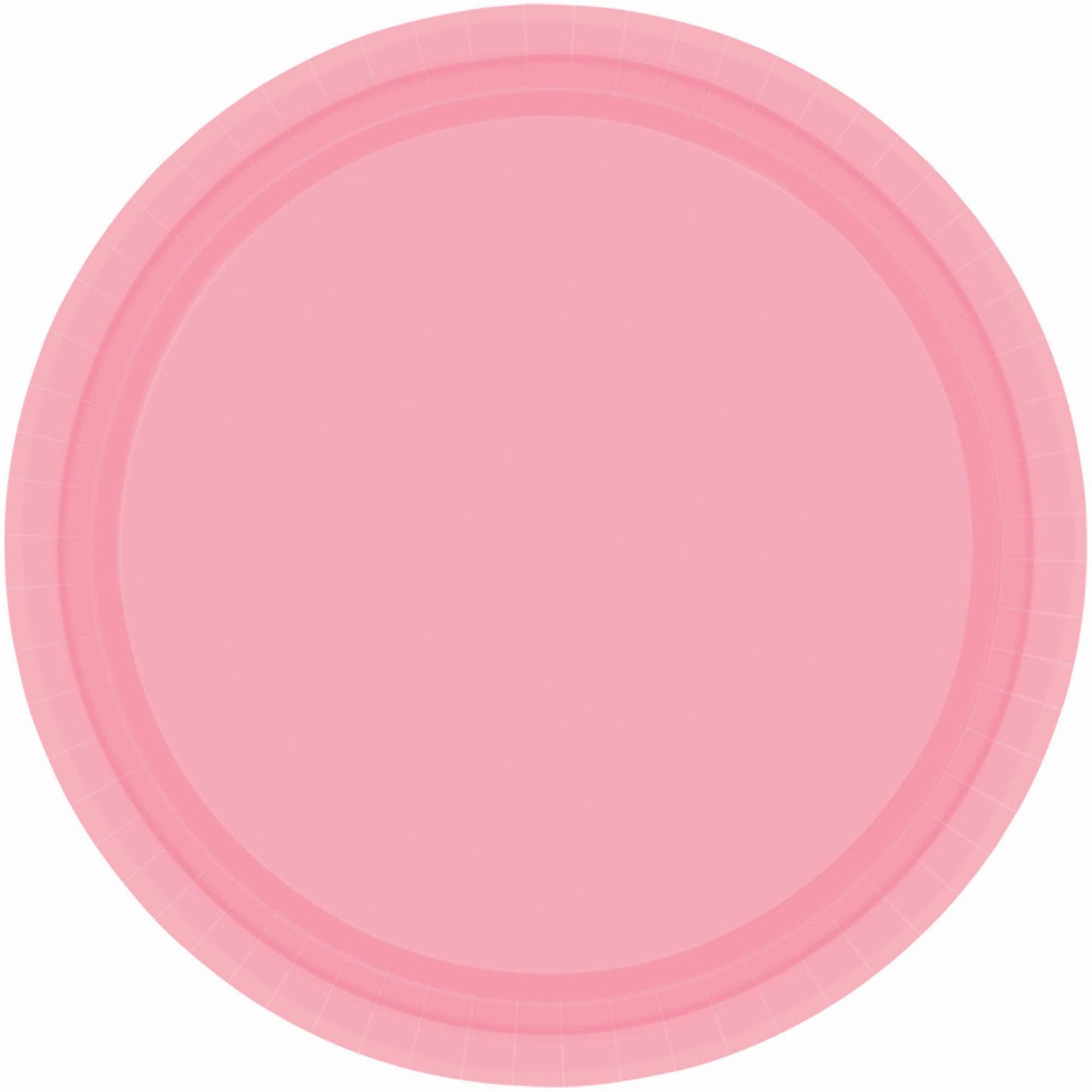 7In Paper Plates - New Pink
