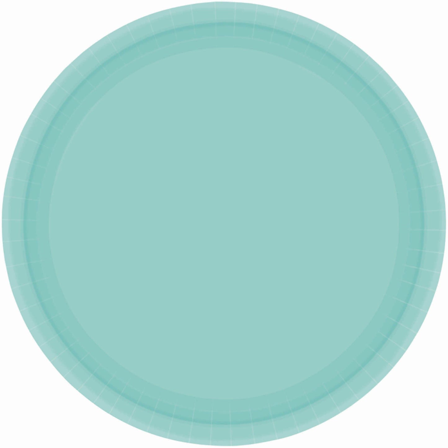 7In Paper Plates - Robins Egg
