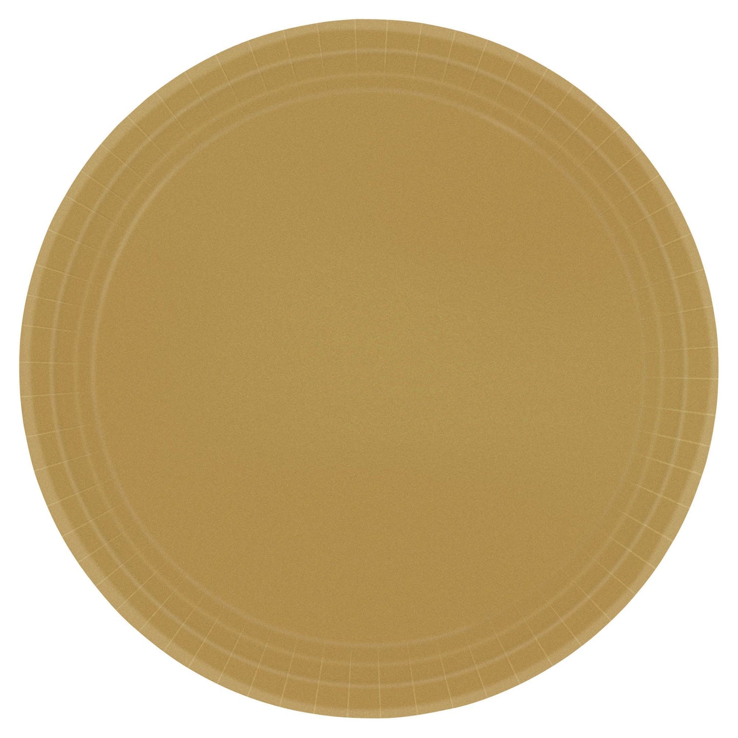 7In Paper Plates - Gold