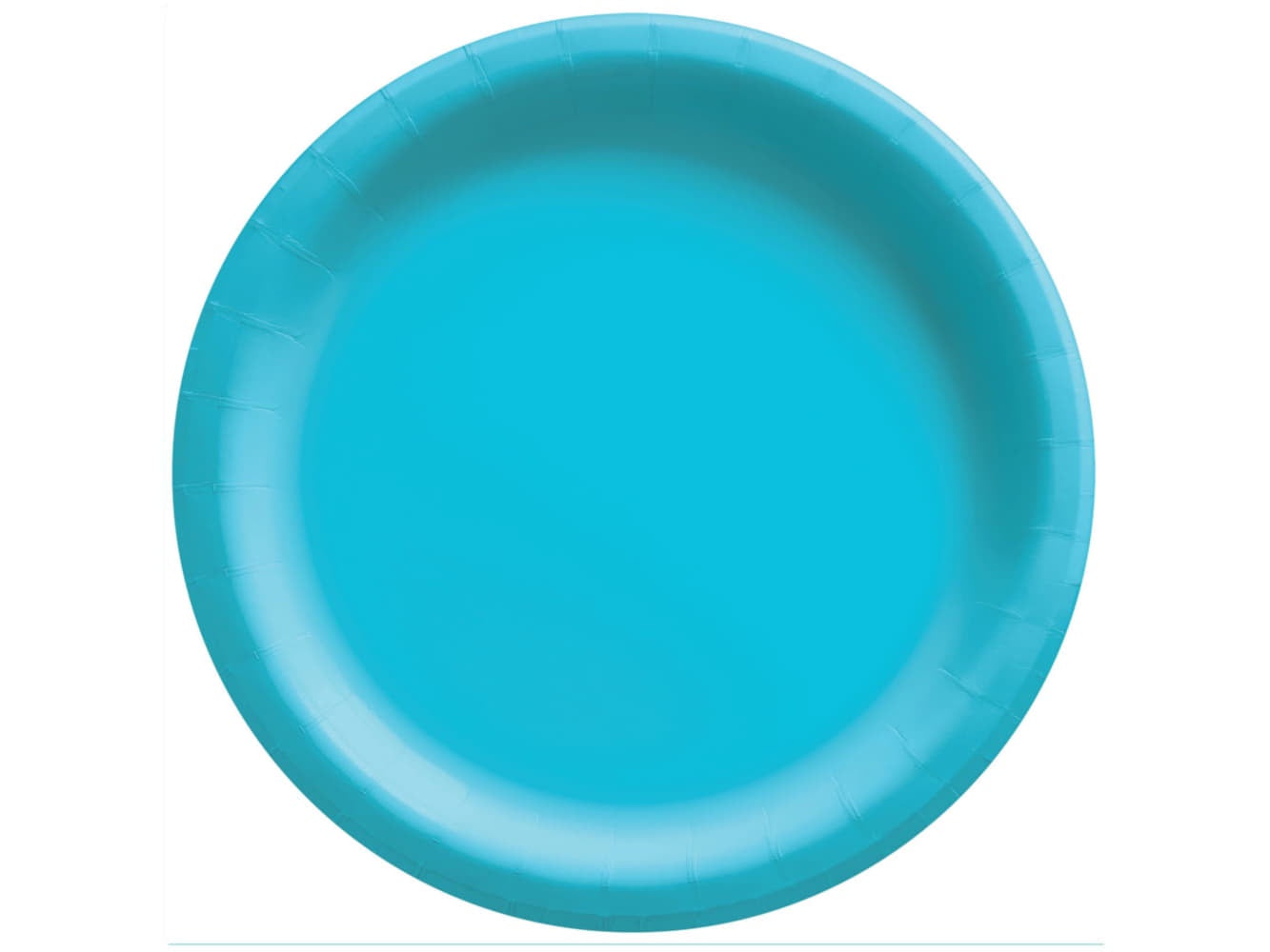 6 3/4" Round Paper Plates-Caribbean