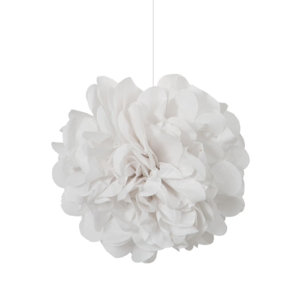 Mini Puff Tissue Balls 3Pk - White