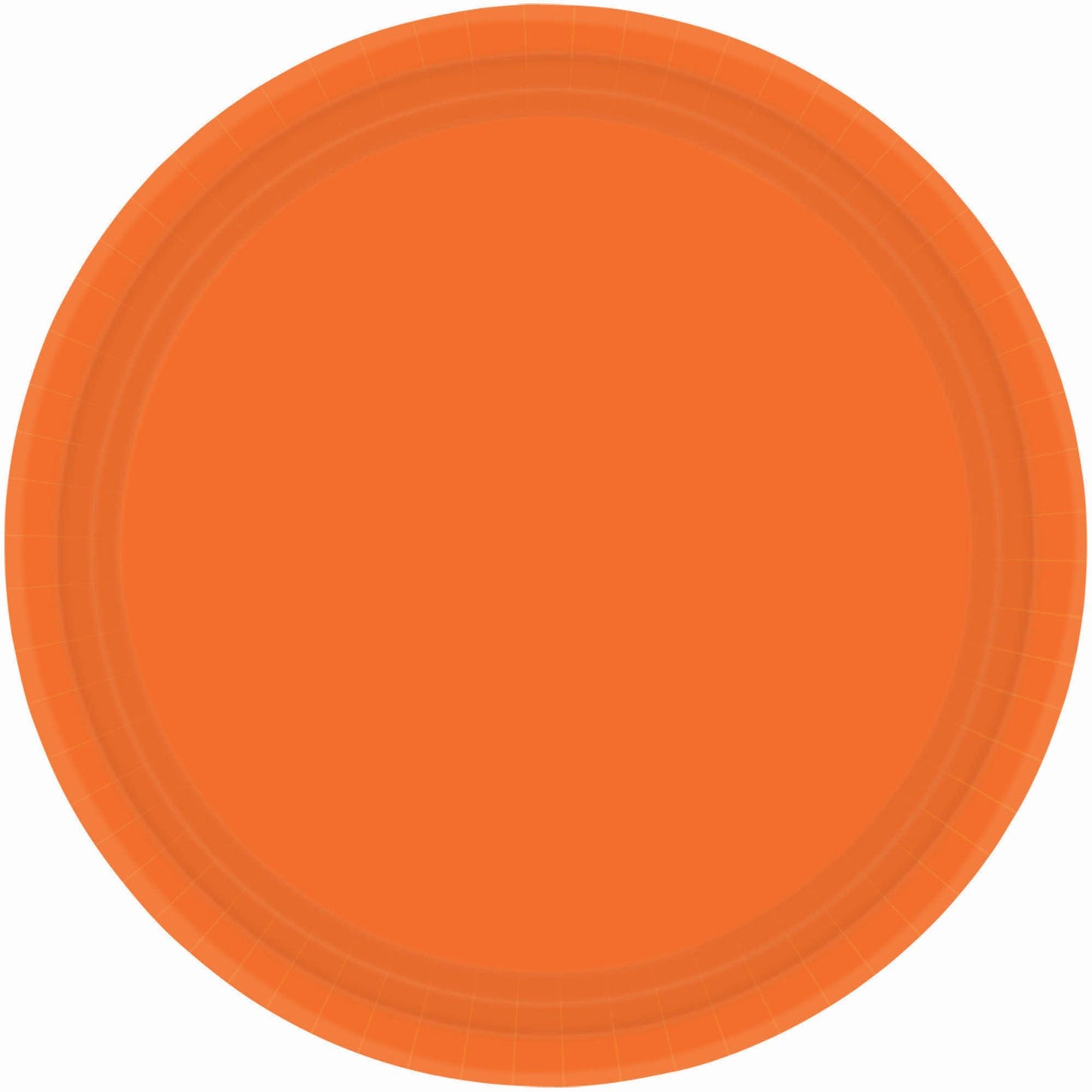 9In Paper Plates - Orange Peel