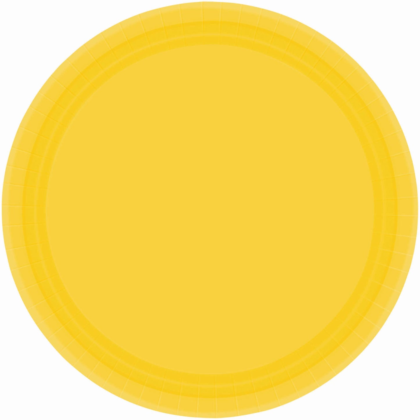 9In Paper Plates - Yellow Sunshine