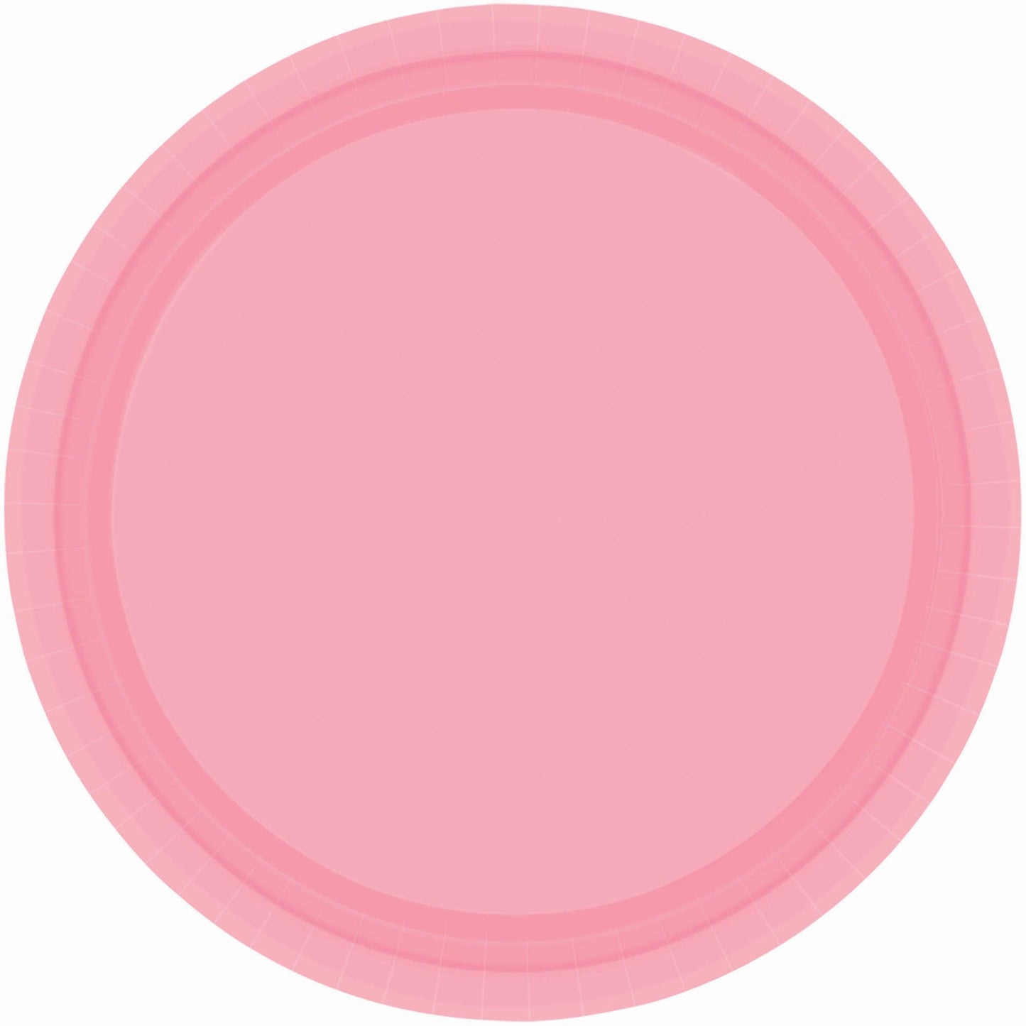 9In Paper Plates - New Pink