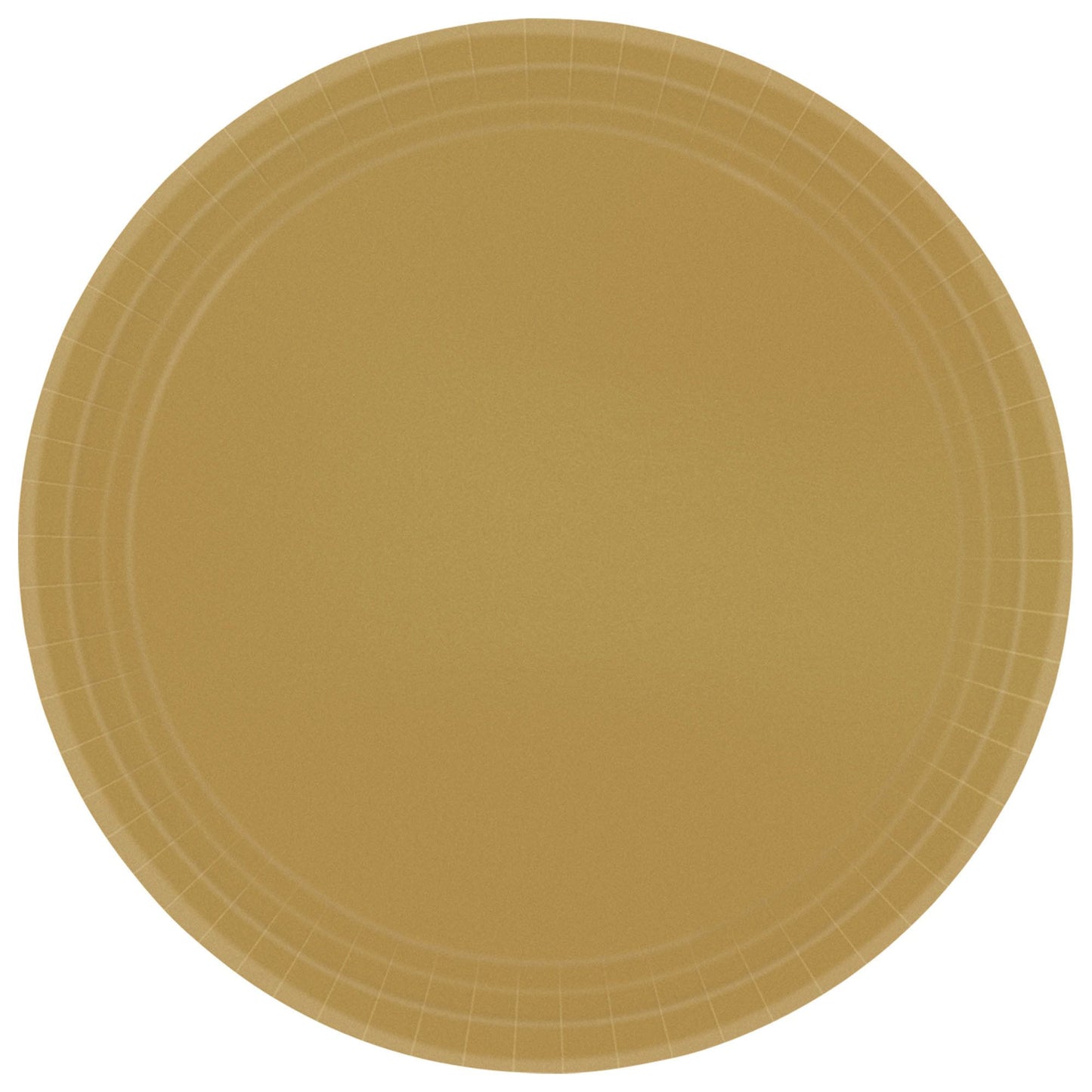 9In Paper Plates - Gold